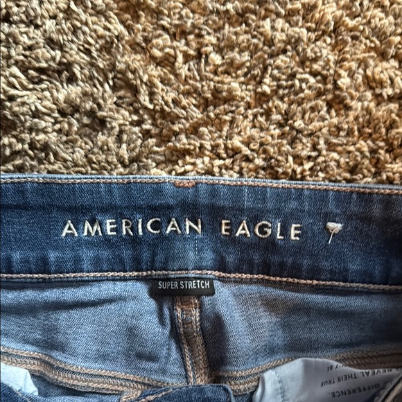 American Eagle Outfitters Blue Flare Jeans - Picture 2 of 5